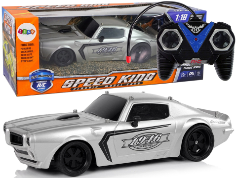 Jucarii cu telecomanda (RC) - Masinuta cu telecomanda Silver Champion Sports Car 1:18, 6 ani+