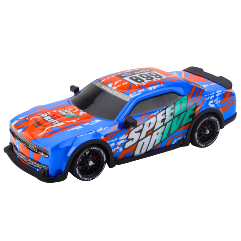 Masinuta cu telecomanda Sport Drift cu lumini Albastru, 8 ani+ [1]