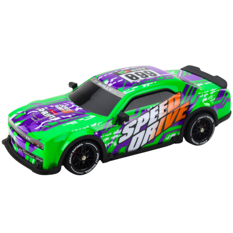 Masinuta cu telecomanda Sport Drift cu lumini Verde, 8 ani+ [1]