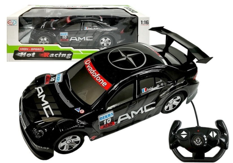 Jucarii cu telecomanda (RC) - Masinuta cu telecomanda sport R/C 1:16 Negru, 3 ani+