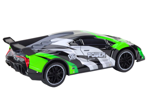 Masinuta cu telecomanda Sports Car RC 1:10 25km/h Verde, 3 ani+ [2]
