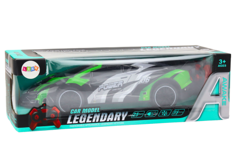 Masinuta cu telecomanda Sports Car RC 1:10 25km/h Verde, 3 ani+ [4]
