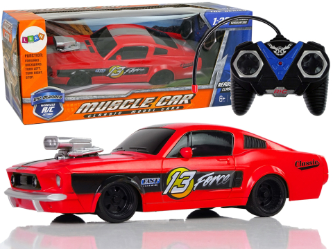 Jucarii cu telecomanda (RC) - Masinuta cu telecomanda Sports Car Red Pilot 1:20, 6 ani+