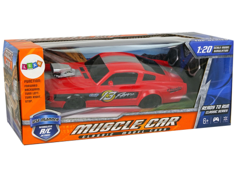 Masinuta cu telecomanda Sports Car Red Pilot 1:20, 6 ani+ [4]