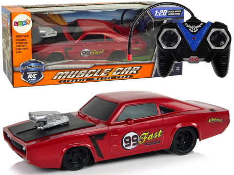 Masinuta cu telecomanda Sports Sticker 1:20 Red Pilot, 6 ani+ [1]