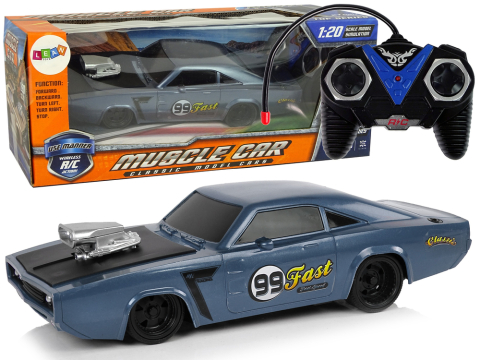 Jucarii cu telecomanda (RC) - Masinuta cu telecomanda Sports Sticker Grey 1:20, 6 ani+