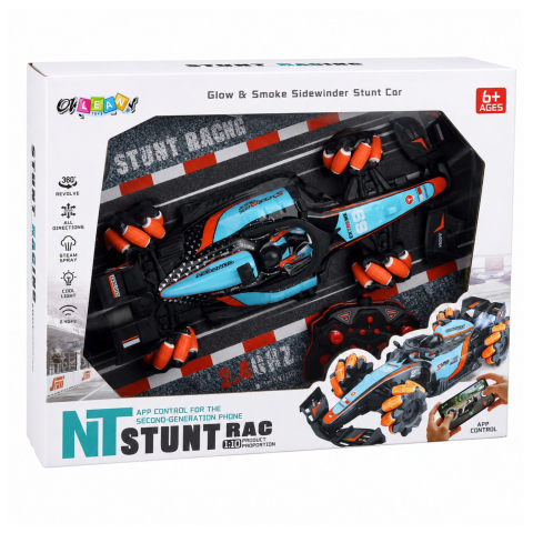 Masinuta cu telecomanda Stunt 360 4WD Efect Fum 1:10, 6 ani+ [6]