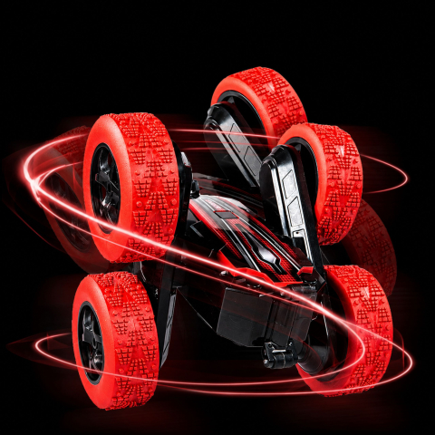 Masinuta cu telecomanda Stunt Car 360 Gesture Control, Rosu, 8 ani+ [4]