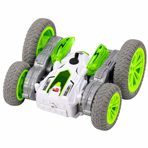Masinuta cu telecomanda Stunt Car cu aburi si drift 360 Verde, 3 ani+ [2]