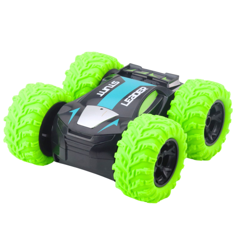 Masinuta cu telecomanda Stunt Car rotiri 360 grade Verde, 3 ani+ [1]