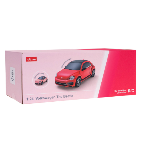 Masinuta cu telecomanda Volkswagen Beetle Rastar 1:24 Roz, 6 ani+ [4]