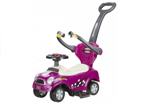 Masinuta de plimbare copii violet maner parental Bebelul [2]