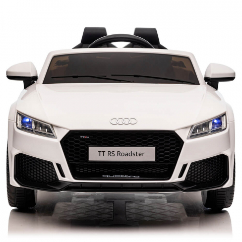 Masinuta electrica Audi TT copii cu telecomanda roti EVA scaun piele ECO [5]