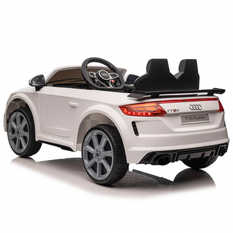 Masinuta electrica Audi TT copii cu telecomanda roti EVA scaun piele ECO [2]