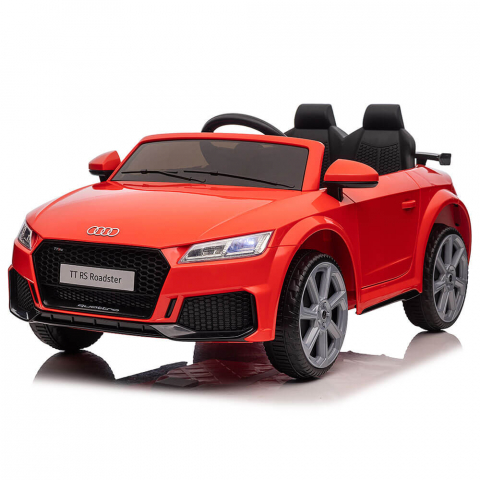 Masinuta electrica Audi TT copii cu telecomanda roti EVA scaun piele ECO [7]