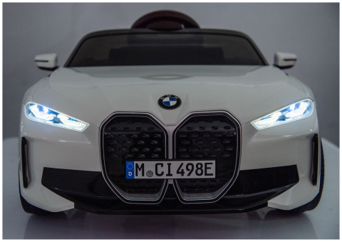 Masinuta electrica BMW i4 JE1009 4x4 alba 12V pentru copii, 3 ani+ [11]