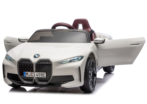 Masinuta electrica BMW i4 JE1009 4x4 alba 12V pentru copii, 3 ani+ [5]