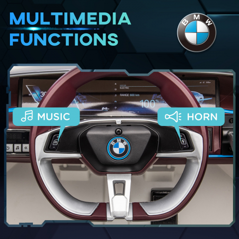 Masinuta electrica BMW I4 cu telecomanda pentru copii [29]