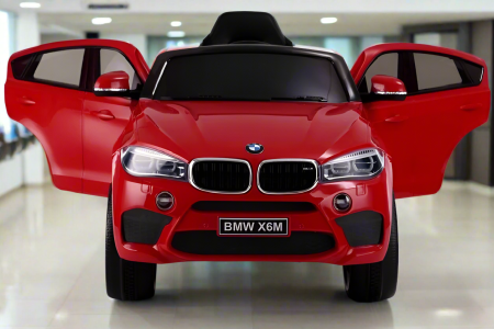 Masinuta electrica, BMW X6M ROSU, cu telecomanda, 2x motor 12V [1]