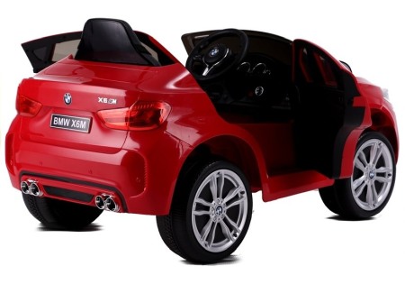 Masinuta electrica, BMW X6M ROSU, cu telecomanda, 2x motor 12V [2]