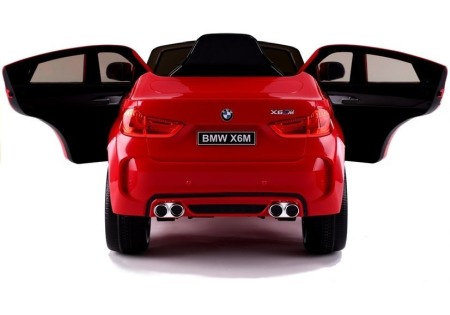 Masinuta electrica, BMW X6M ROSU, cu telecomanda, 2x motor 12V [4]