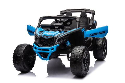 Masinuta Electrica Buggy Baieti Can-am, 24V 4x200W, Bebelul, EVA, Albastru, 3 ani [3]
