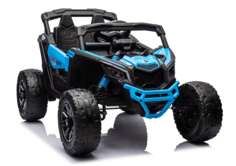 ATV & UTV electrice - Masinuta Electrica Buggy Baieti Can-am, 24V 4x200W, Bebelul, EVA, Albastru, 3 ani