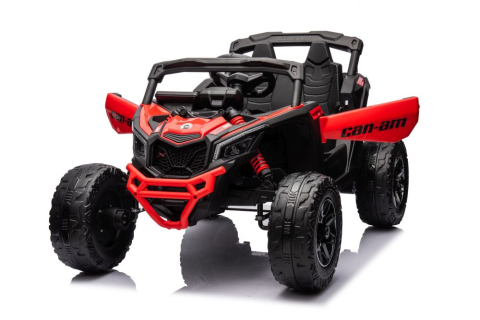 Masinuta Electrica Buggy Can-am, 24V 4x200W, Bebelul, EVA, rosu, fetite 3 ani+ [2]