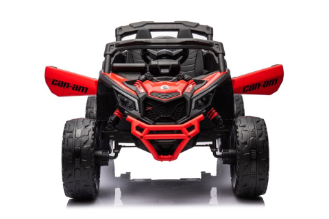 Masinuta Electrica Buggy Can-am, 24V 4x200W, Bebelul, EVA, rosu, fetite 3 ani+ [3]