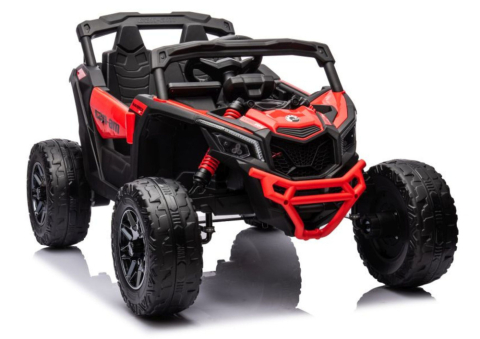 ATV & UTV electrice - Masinuta Electrica Buggy Can-am, 24V 4x200W, Bebelul, EVA, rosu, fetite 3 ani+