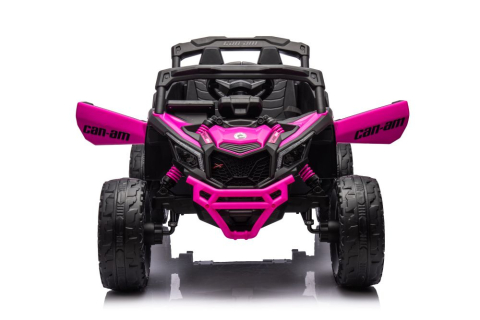 Masinuta Electrica Buggy fete Can-am, 24V 4x200W, Bebelul, EVA, Roz, 3 ani+ [4]
