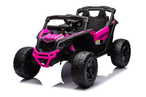 Masinuta Electrica Buggy fete Can-am, 24V 4x200W, Bebelul, EVA, Roz, 3 ani+ [2]