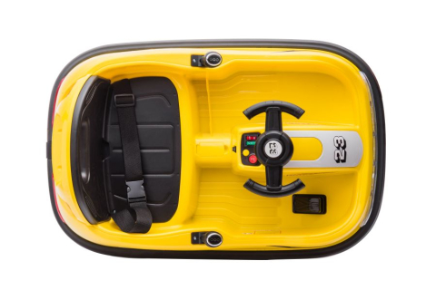 Mașinuță Electrică GTS1166, Galbenă, cu Telecomandă [7]
