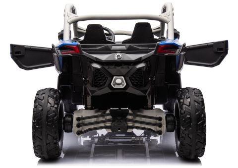 Mașinuță Electrică Maverick CAN-AM Turbo DK-CA001, Albastru-Gri Lăcuit [5]