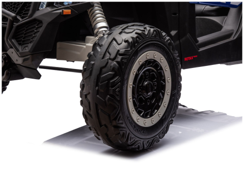 Mașinuță Electrică Maverick CAN-AM Turbo DK-CA001, Albastru-Gri Lăcuit [10]