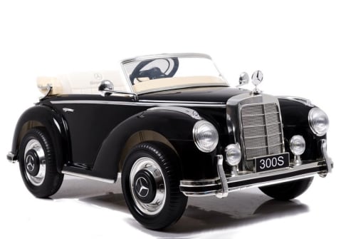 Vehicule electrice copii - Mașinuță electrică Mercedes 300S Black Painting LS-618