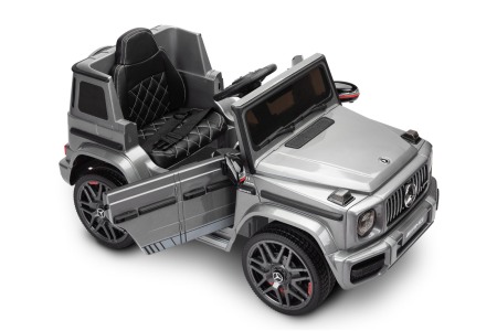 Masinuta electrica, Mercedes Benz AMG G63, cu telecomandă, 12V/7Ah, argintiu [3]