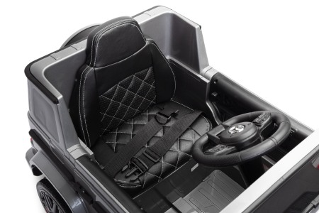 Masinuta electrica, Mercedes Benz AMG G63, cu telecomandă, 12V/7Ah, argintiu [4]