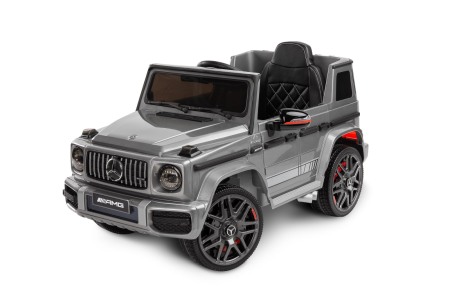 Masinuta electrica, Mercedes Benz AMG G63, cu telecomandă, 12V/7Ah, argintiu [0]