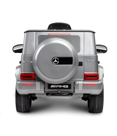 Masinuta electrica, Mercedes Benz AMG G63, cu telecomandă, 12V/7Ah, argintiu [6]