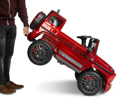 masinuta electrica copii mercedes rosu amg g63 12v bebelul [9]
