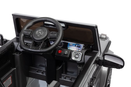 Masinuta electrica, Mercedes Benz AMG G63, cu telecomandă, 12V/7Ah, argintiu [8]