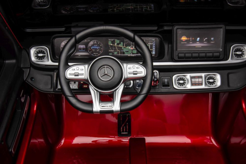 Mașină electrică Mercedes G63 4X4 XXL DK-G63, Baterie 24V14AH, Roșu Glossy [10]
