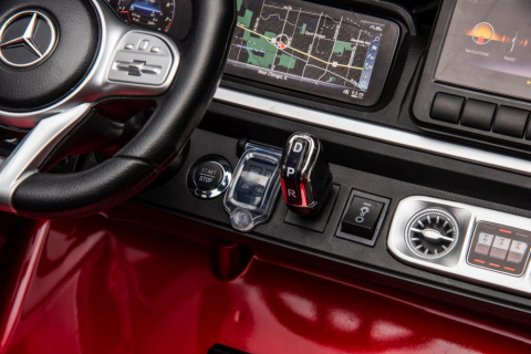 Mașină electrică Mercedes G63 4X4 XXL DK-G63, Baterie 24V14AH, Roșu Glossy [13]