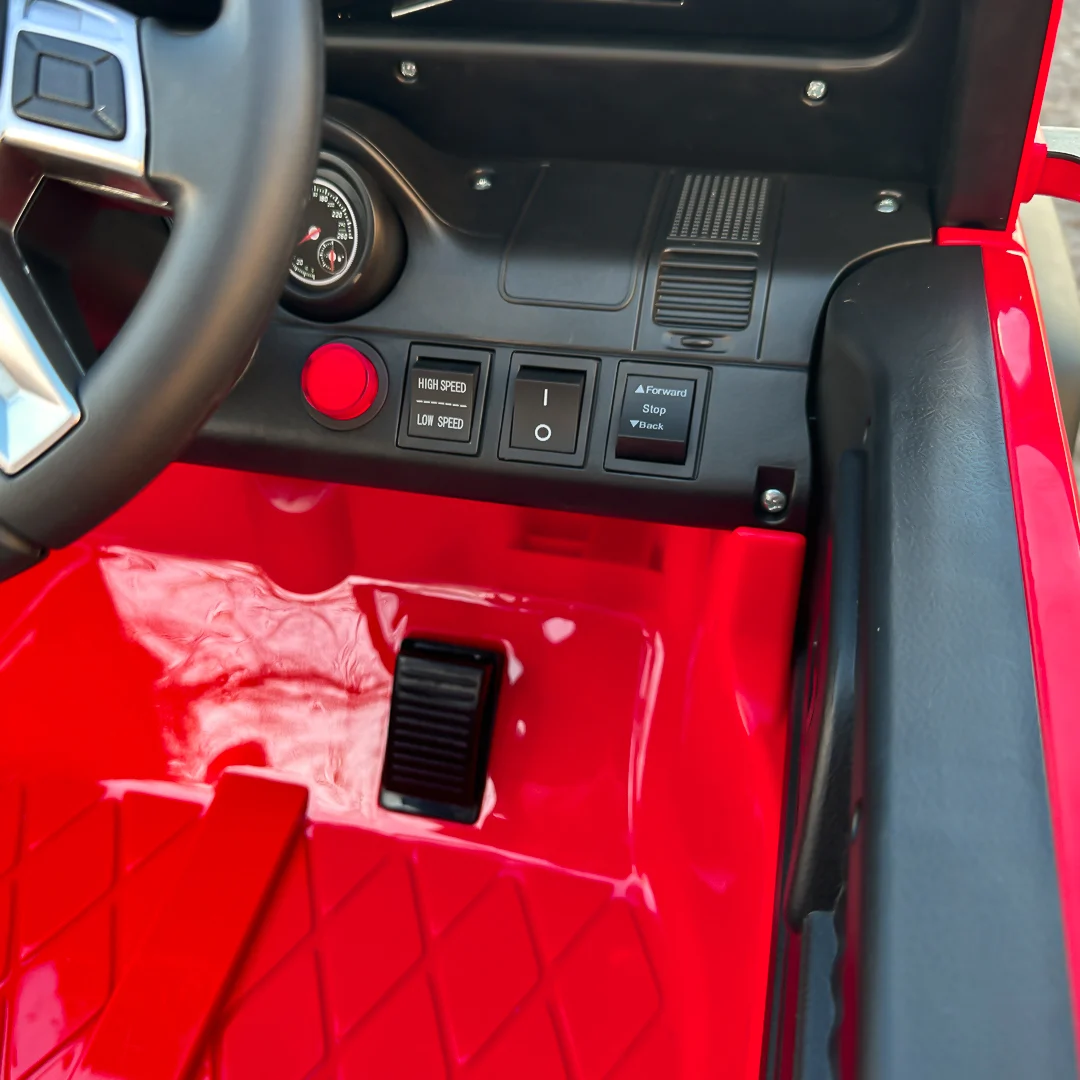 Masinuta electrica Mercedes G63 AMG 6x6 cu licenta 6x45W roti EVA telecomanda 2.4G rosu [5]