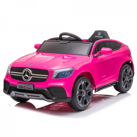 Masinuta electrica Mercedes GLC Coupe copii cu telecomanda roti EVA scaun piele ECO [0]