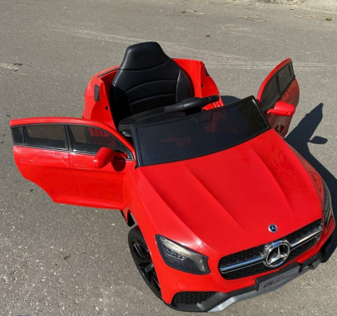 Masinuta electrica Mercedes GLC Coupe copii cu telecomanda roti EVA scaun piele ECO [1]