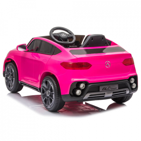 Masinuta electrica Mercedes GLC Coupe copii cu telecomanda roti EVA scaun piele ECO [1]