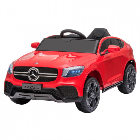 Masinuta electrica Mercedes GLC Coupe copii cu telecomanda roti EVA scaun piele ECO [0]