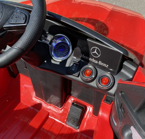 Masinuta electrica Mercedes GLC Coupe copii cu telecomanda roti EVA scaun piele ECO [5]